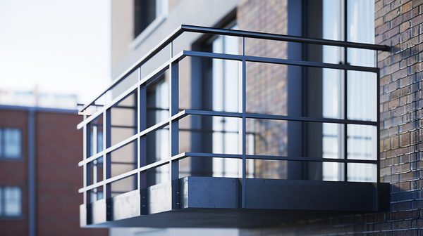 Fabrication rampe balcon escalier: aluminium sur mesure de qualité