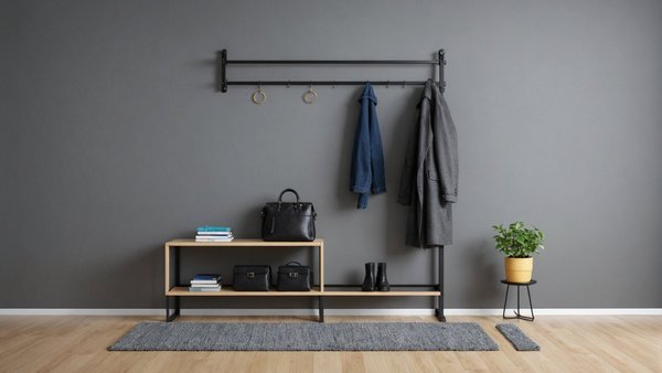 "optimisez votre espace avec un porte manteau mural rétractable"