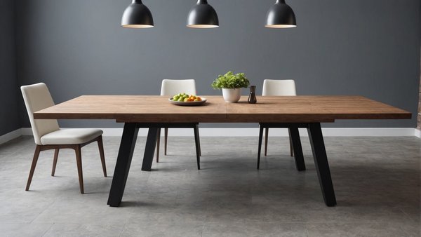 Découvrez l'élégance et la praticité des tables extensibles